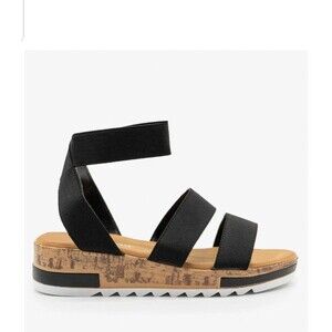 Weeboo Elastic Cork Wedge Sandals size 7 Used once